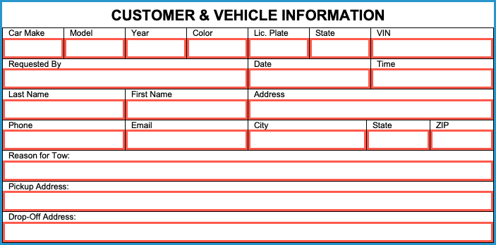 Free Towing Invoice Template | PDF | WORD | EXCEL free-towing-invoice-template-pdf-word-excel