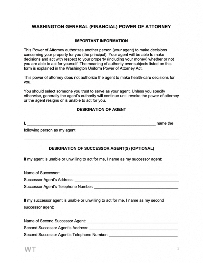 free-washington-power-of-attorney-forms-pdf-word