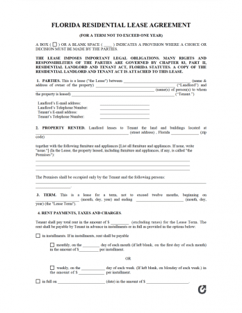 free rental agreement template