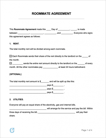 blank rental agreement template