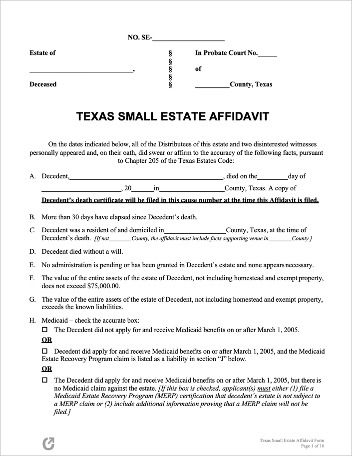 free-texas-small-estate-affidavit-form-pdf-word