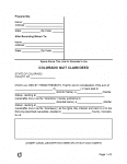 Free Colorado Quit Claim Deed Form | PDF | WORD | RTF
