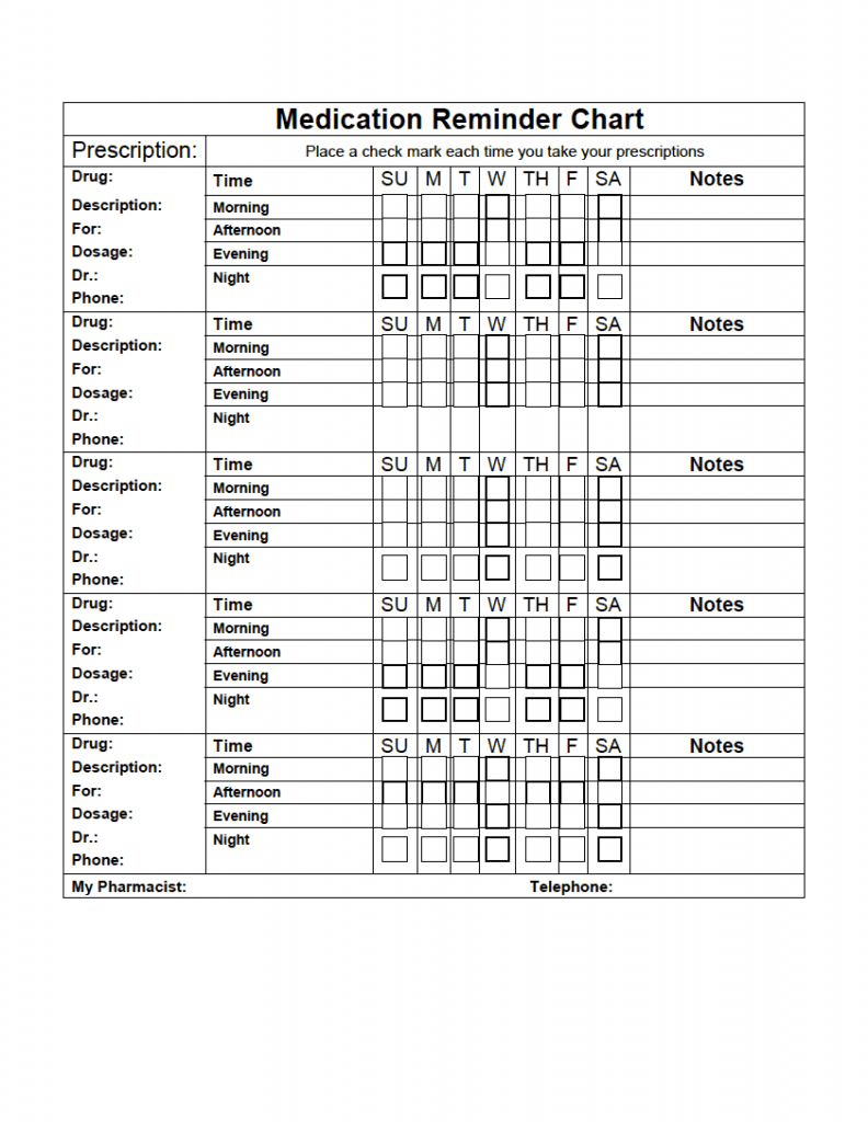 free-medication-schedule-templates-pdf-word-excel