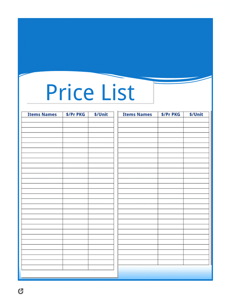 free-price-list-templates-pdf-word-excel