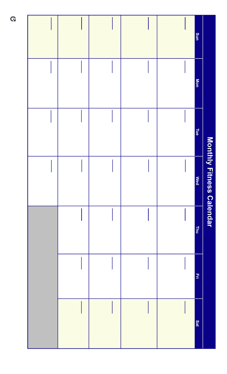 Free Exercise Chart Templates | PDF | WORD | EXCEL