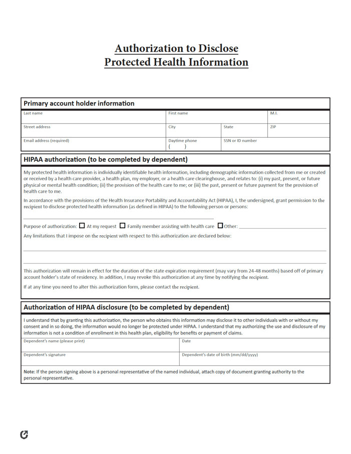 Free Medical Records Release Authorization Forms | PDF | WORD