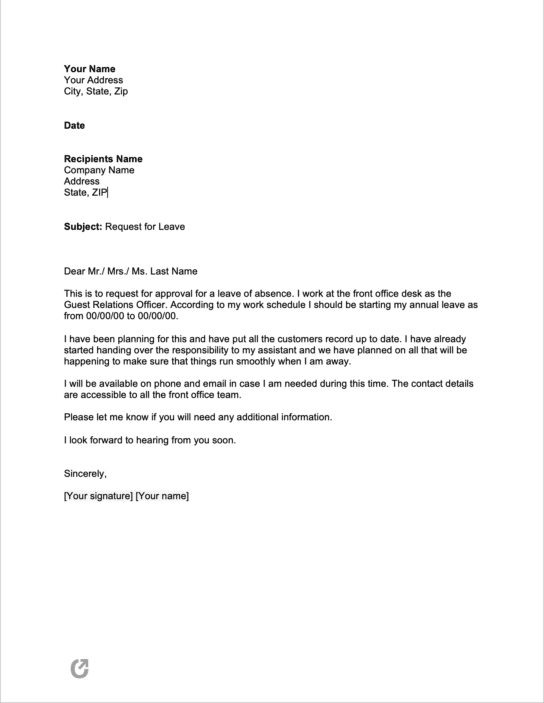 Free Personal Letter Templates PDF WORD