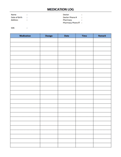 Free Medication Schedule Templates PDF WORD EXCEL free-medication-schedule-templates-pdf-word-excel