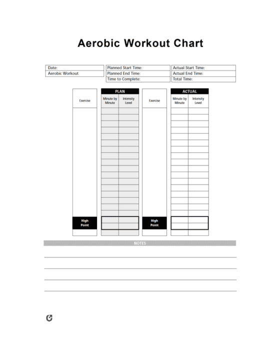 Example Exercise Chart Free Exercise Chart Templates | PDF | WORD | EXCEL