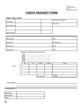 Free Check Request Forms | PDF | WORD | EXCEL